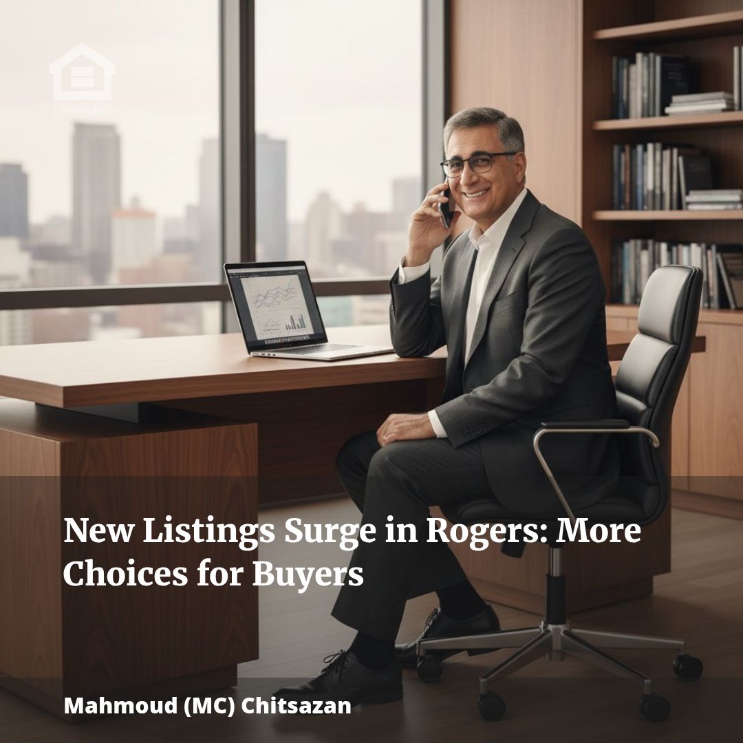 New Listings Surge in Rogers: More Choices for Buyers